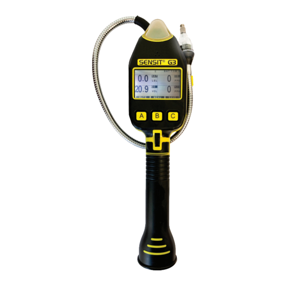 SENSIT Technologies GOLD G3 Operation Manual