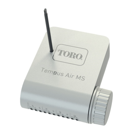 Toro LoRa Tempus Air MS Manuals