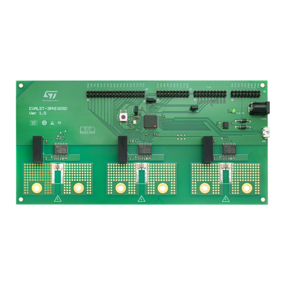 ST EVALST-3PHISOSD User Manual