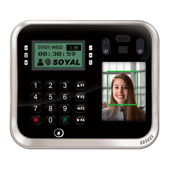Soyal AR-837-EA Manual
