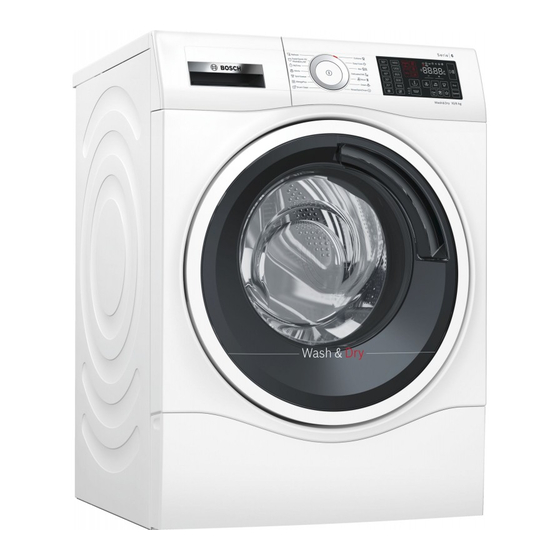 Bosch WDU28560EU Instruction Manual And Installation Instructions
