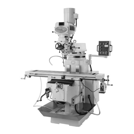 Grizzly VS MILLING MACHINE G0669X Owner's Manual