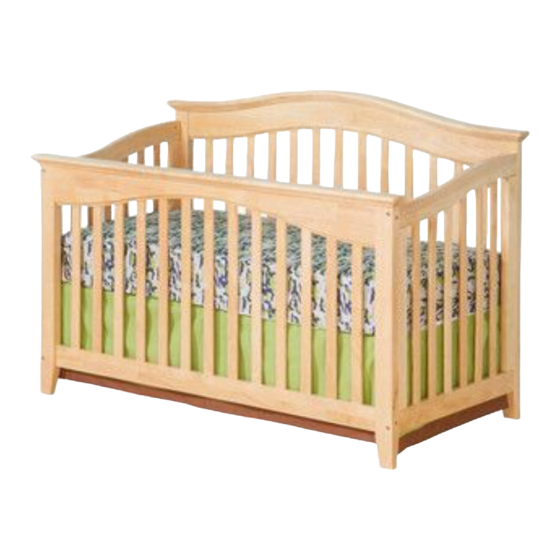 Atlantic Furniture WINDSOR CRIB Assembly Instructions Manual