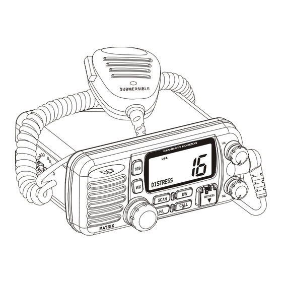 Standard Horizon MATRIX GX1280S Owner's Manual