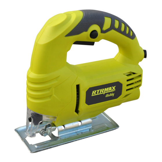 User Manuals: RTRMAX RTH150 Electric Jigsaw