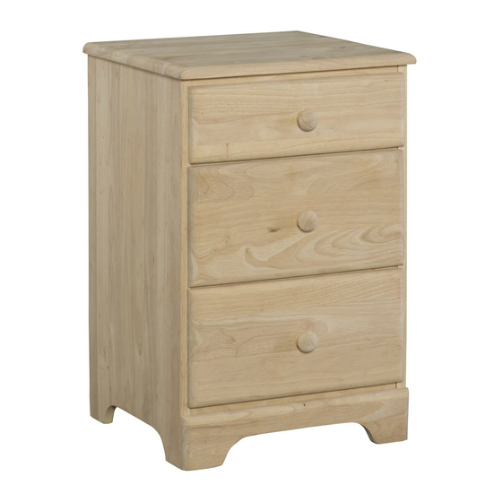Unfinished Furniture of Wilmington BD-5013 Assembly Instructions