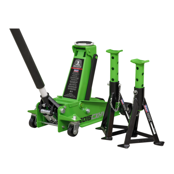 Sealey 3015CXHV.V2 Quick Start Manual