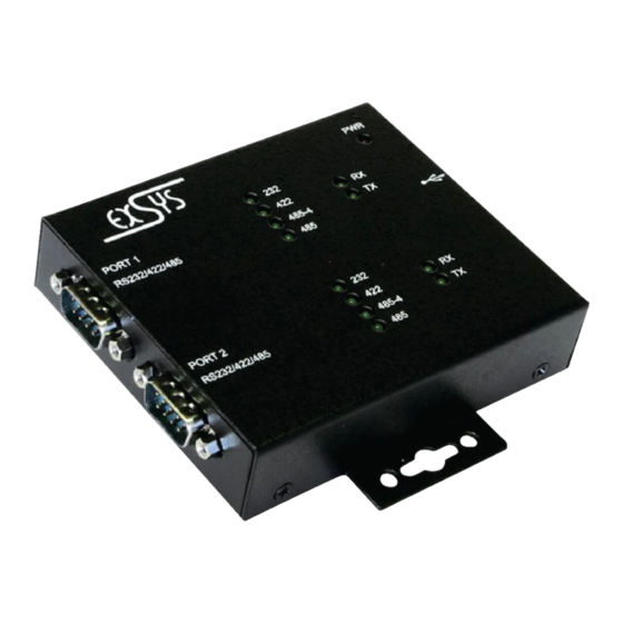Exsys EX-1333V Manual