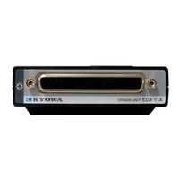Kyowa EDX-11A Instruction Manual