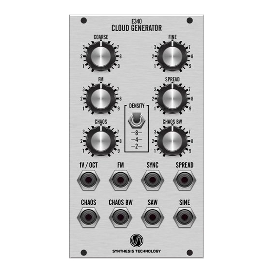 Synthesis Technology E340 Manual