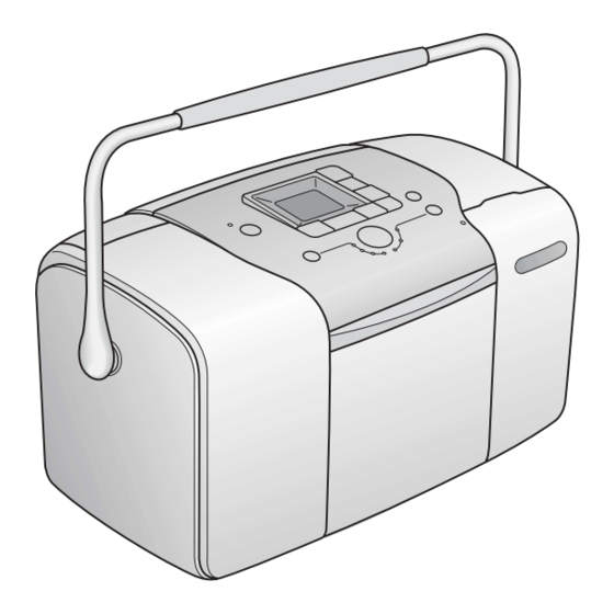 Seiko Epson PictureMate 100 Quick Start Manual