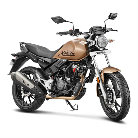 HERO MOTOCORP XPULSE 200T OWNER'S MANUAL Pdf Download | ManualsLib