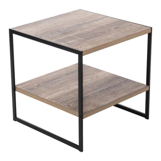 Avalon Tribeca CUBE END TABLE 62757 Manual