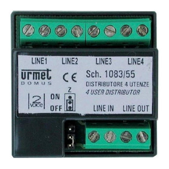 urmet domus 1083 User Manual