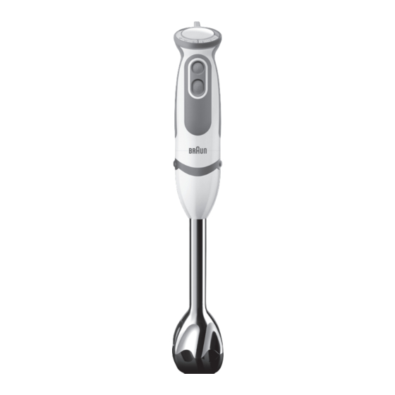 Braun MultiQuick Vario 5 Instructions Manual