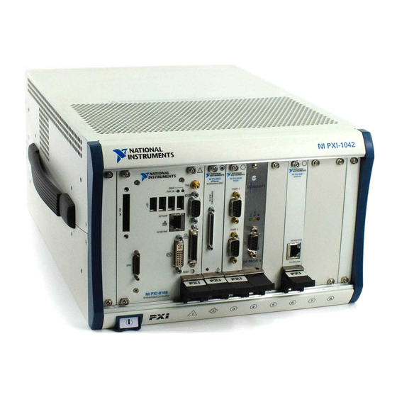 National Instruments NI PXI-8108 User Manual