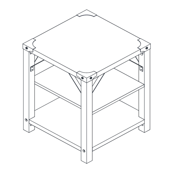 Belnick ZG-035-OAK-GG Assembly Instructions Manual