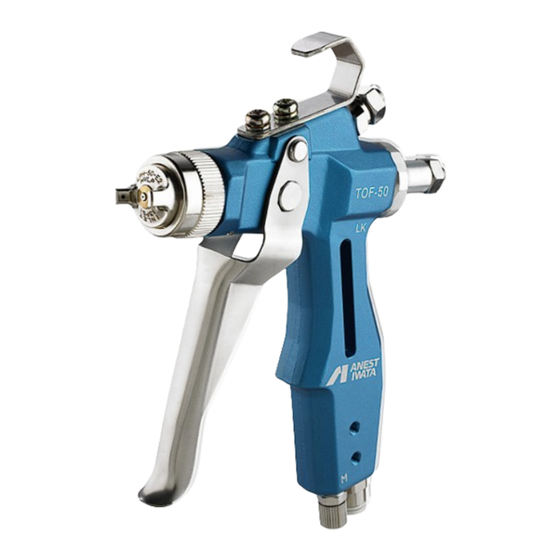Anest Iwata TOF-50 Use And Maintenance Instruction Manual