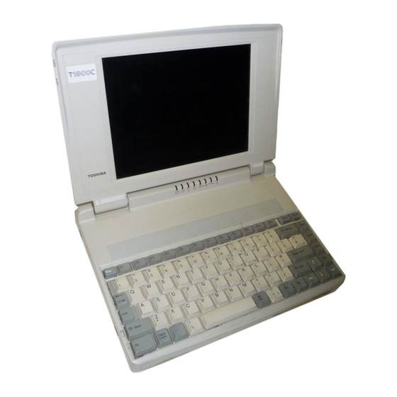 Toshiba T1900 Series Manuals