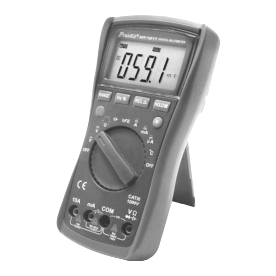 Pro's Kit MT-1217 User Manual