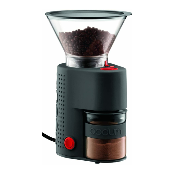 Bodum BISTRO 10903-1 Instructions For Use Manual