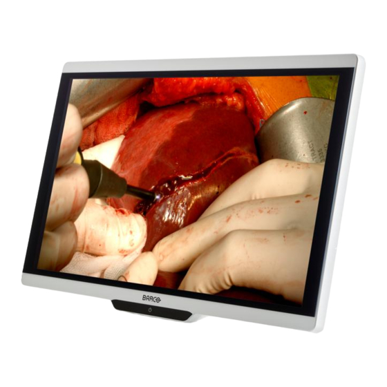 Barco MDSC-8527 User Manual
