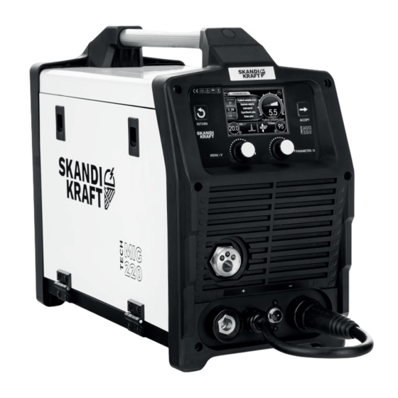 SKANDI KRAFT iTECH MIG 220 Machine Manuals
