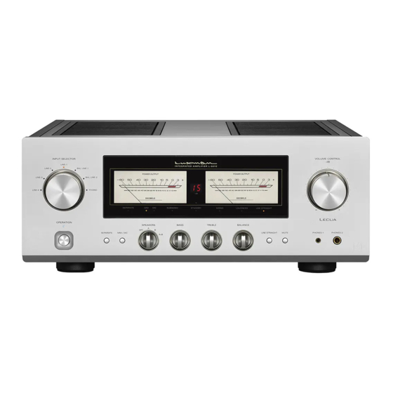 Luxman L-507Z Owner's Manual