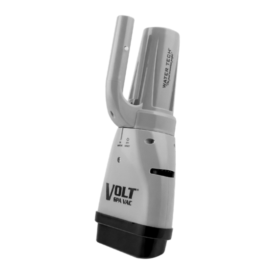 Water Tech VOLT SPA VAC Operator's Manual