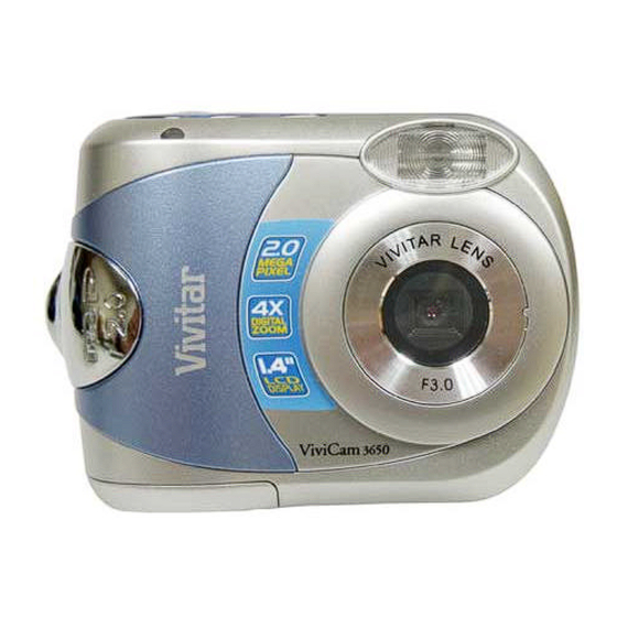 Vivitar Vivicam 3650 User Manual