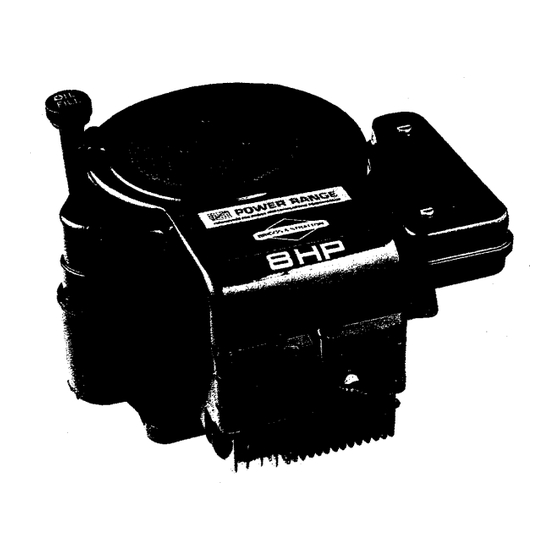 Briggs & Stratton 170700 Series Operating And Maintenance Instructions Manual