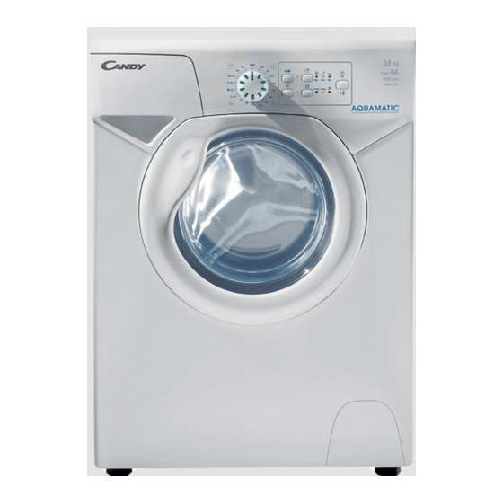 Candy AQUA 100 F User Instructions