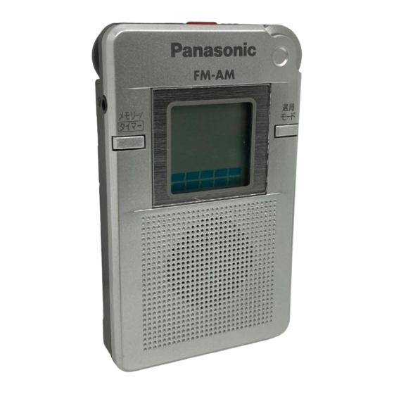 Panasonic RF-ND200R Manuals