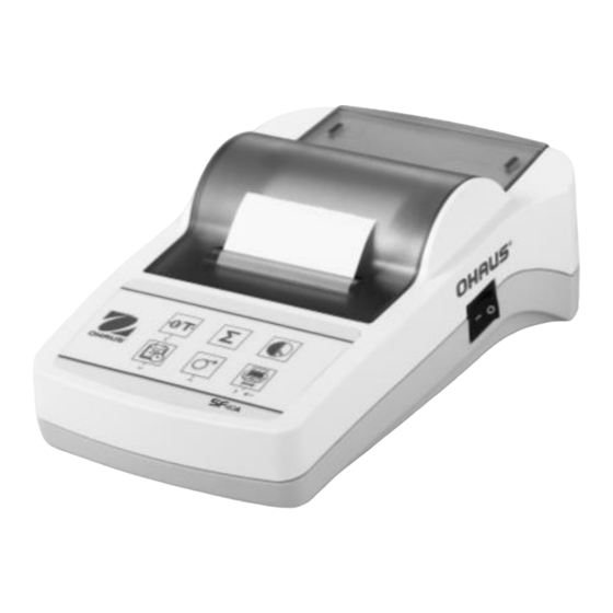 OHAUS SF40A User Manual