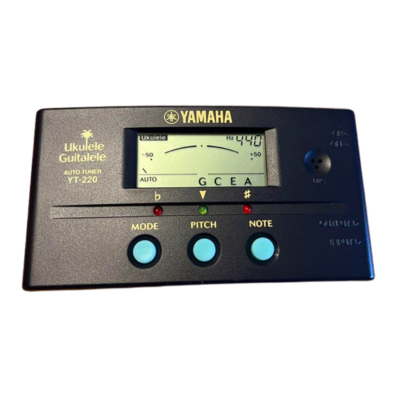 Yamaha YT-220 Owner's Manual