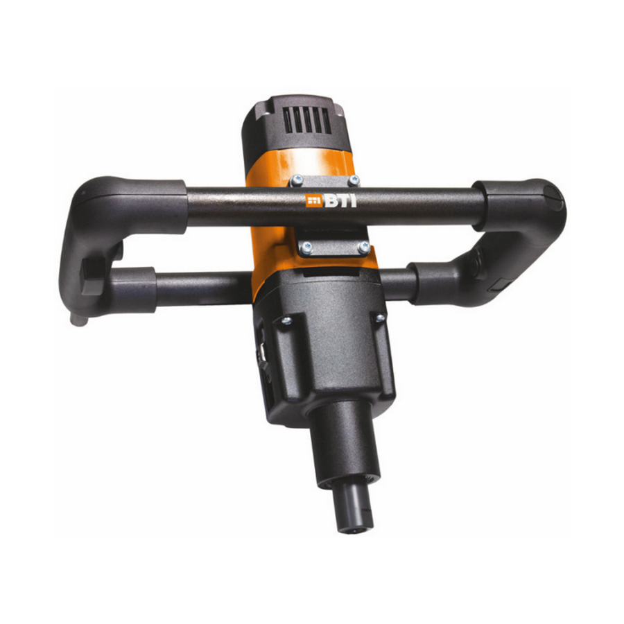 User Manuals: BTI RUHRWERK RW 1300 Concrete Mixer