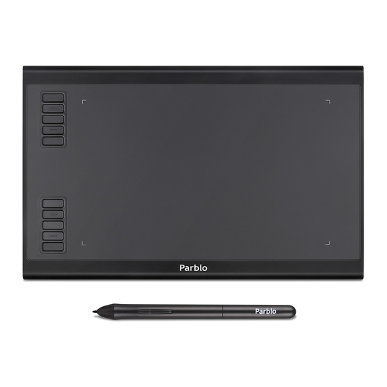 Parblo A610 Plus Quick Start Manual