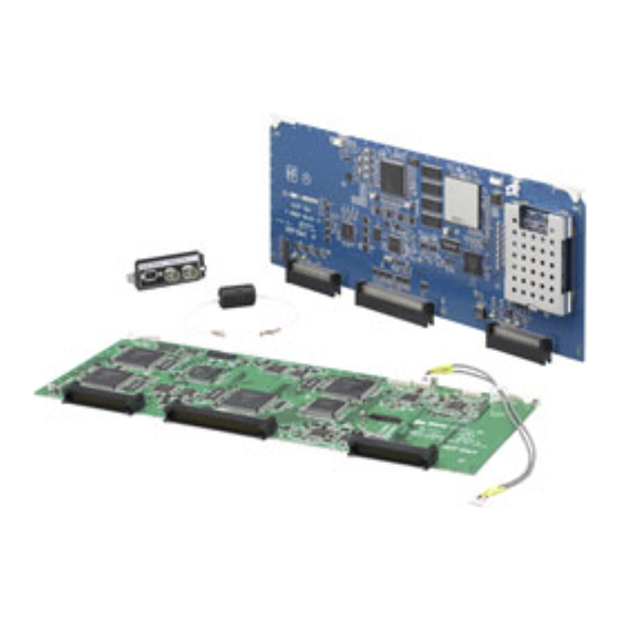 Sony DVCAM DSBK-2020K Installation Instructions