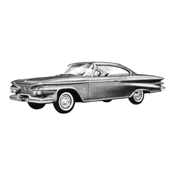 Plymouth SAVOY 1961 Service Manual Supplement