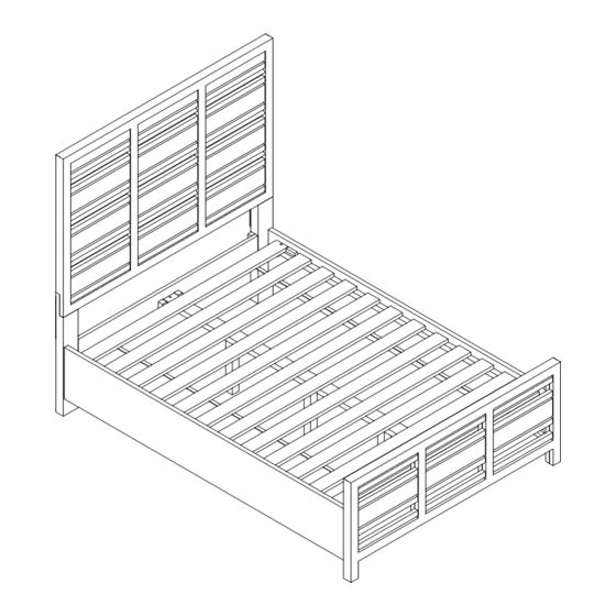 Modus Furniture RETREAT FULL BED Assembly Instructions Manual