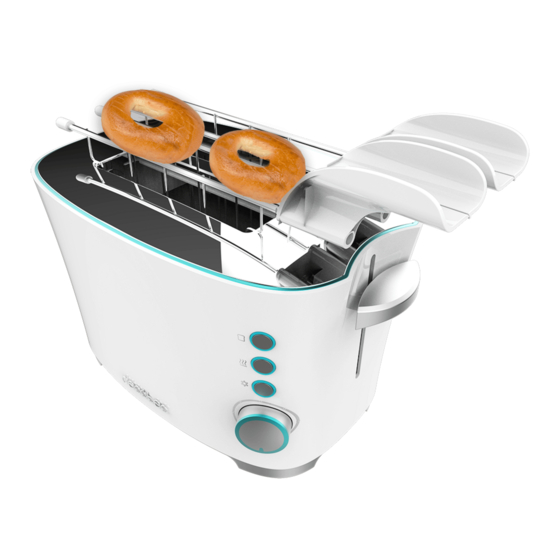 cecotec TOAST&TASTE DOUBLE W Instruction Manual