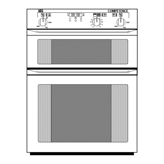 AEG COMPETENCE D2160-1 Operating Instructions Manual