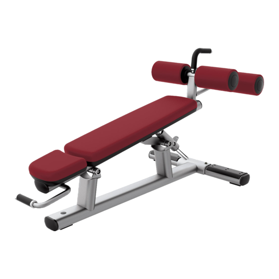 Life Fitness Signature Signature Adjustable Decline Bench Owner's Manual