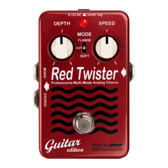 EBS RED TWISTER User Manual