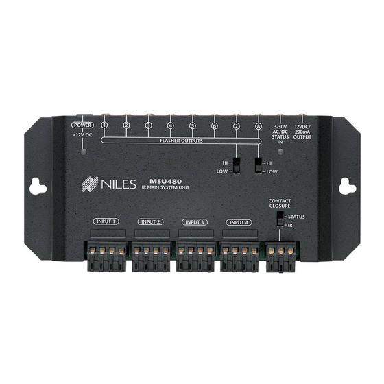 Niles MSU480 Installation & Operation Manual