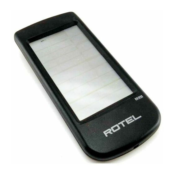 Rotel RR-990 Owner's Manual