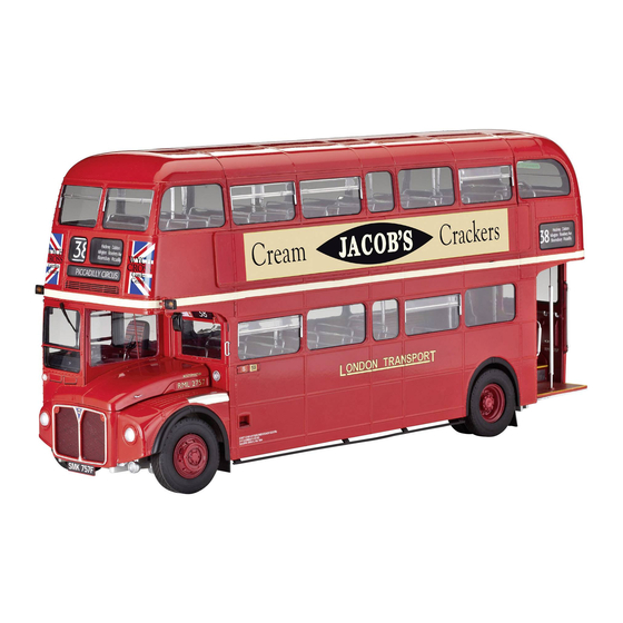 REVELL London Bus Assembling Instructions