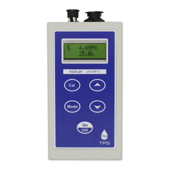 TPS Aqua-CPA pH Conductivity Kit Manuals