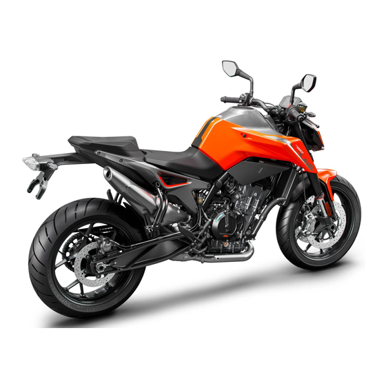KTM 790 DUKE 2021 Owner's Manual