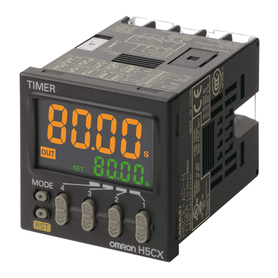 Omron H5CX-AD-N Manual